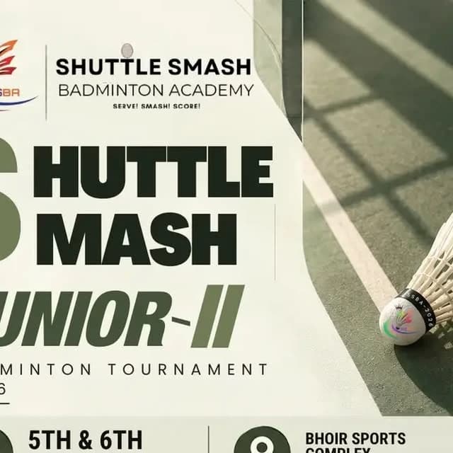 Shuttle Smash Junior-II Badminton Tournament 2026