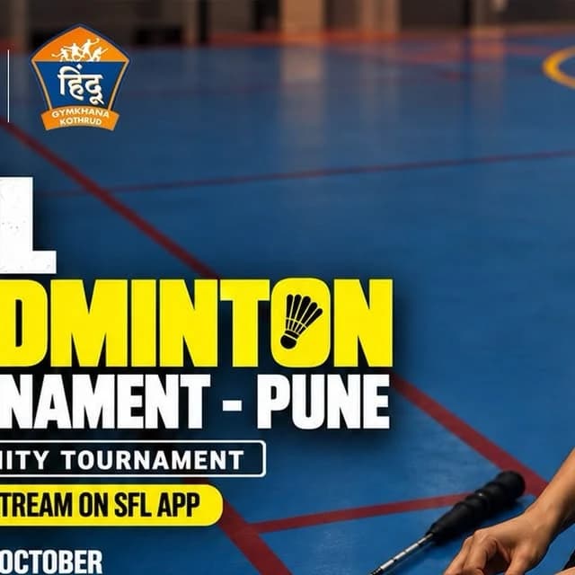 SFL BADMINTON TOURNAMENT - PUNE