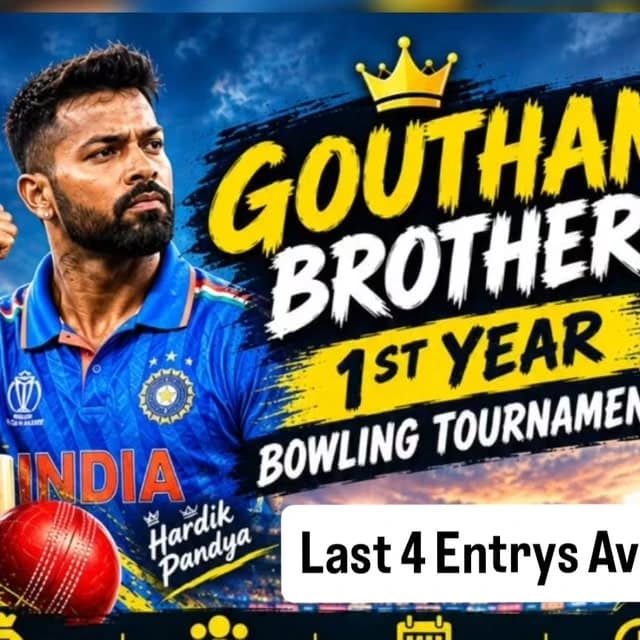 Goutham Brothers 1st Year Bowling Tournament