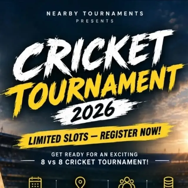 Nearby Tournaments Presents Cricket Tournament 2026