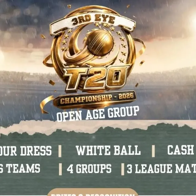 3RD EYE T20 CHAMPIONSHIP - 2026 OPEN AGE GROUP
