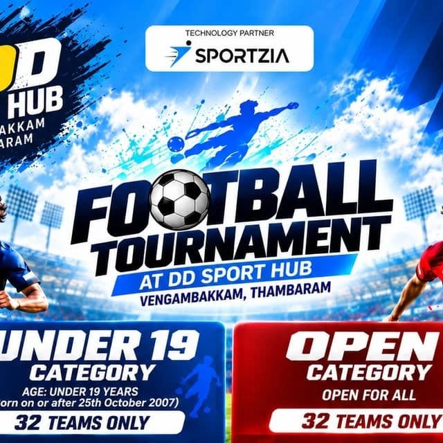 Football Tournament at DD Sport Hub