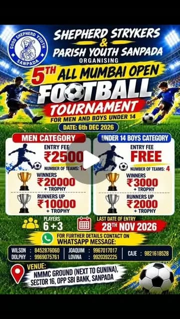 5th All Mumbai Open Football Tournament