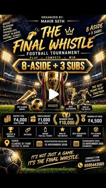 The Final Whistle Football Tournament