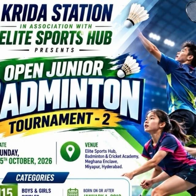 Open Junior Badminton Tournament - 2