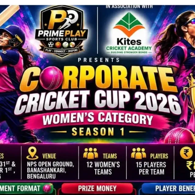 Corporate Cricket Cup 2026 Women's Category Season 1