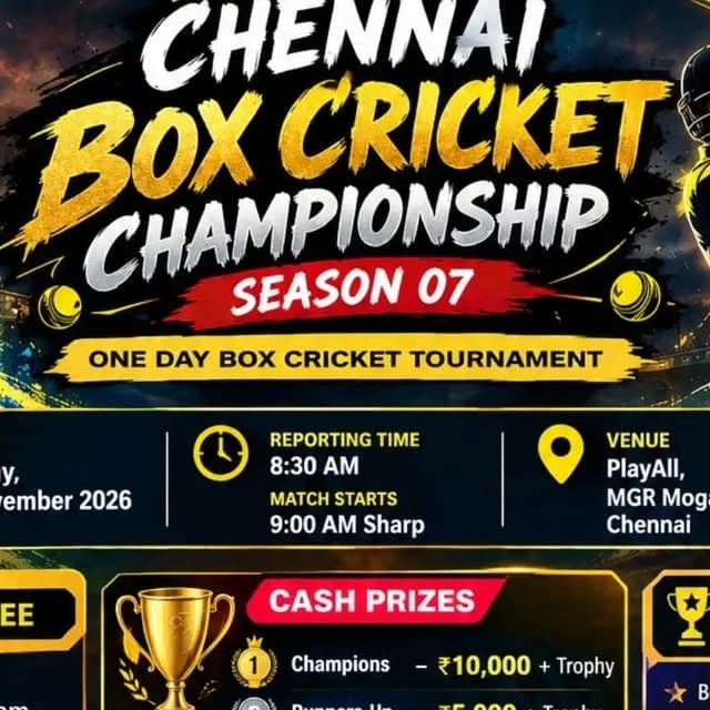 Chennai Box Cricket Championship Season 07