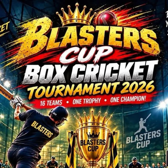 Blasters Cup Box Cricket Tournament 2026