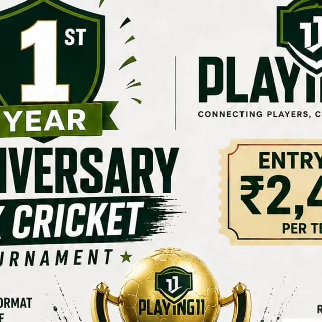 1st Year Anniversary Box Cricket Tournament