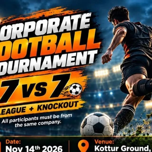 Corporate Football Tournament 7 vs 7