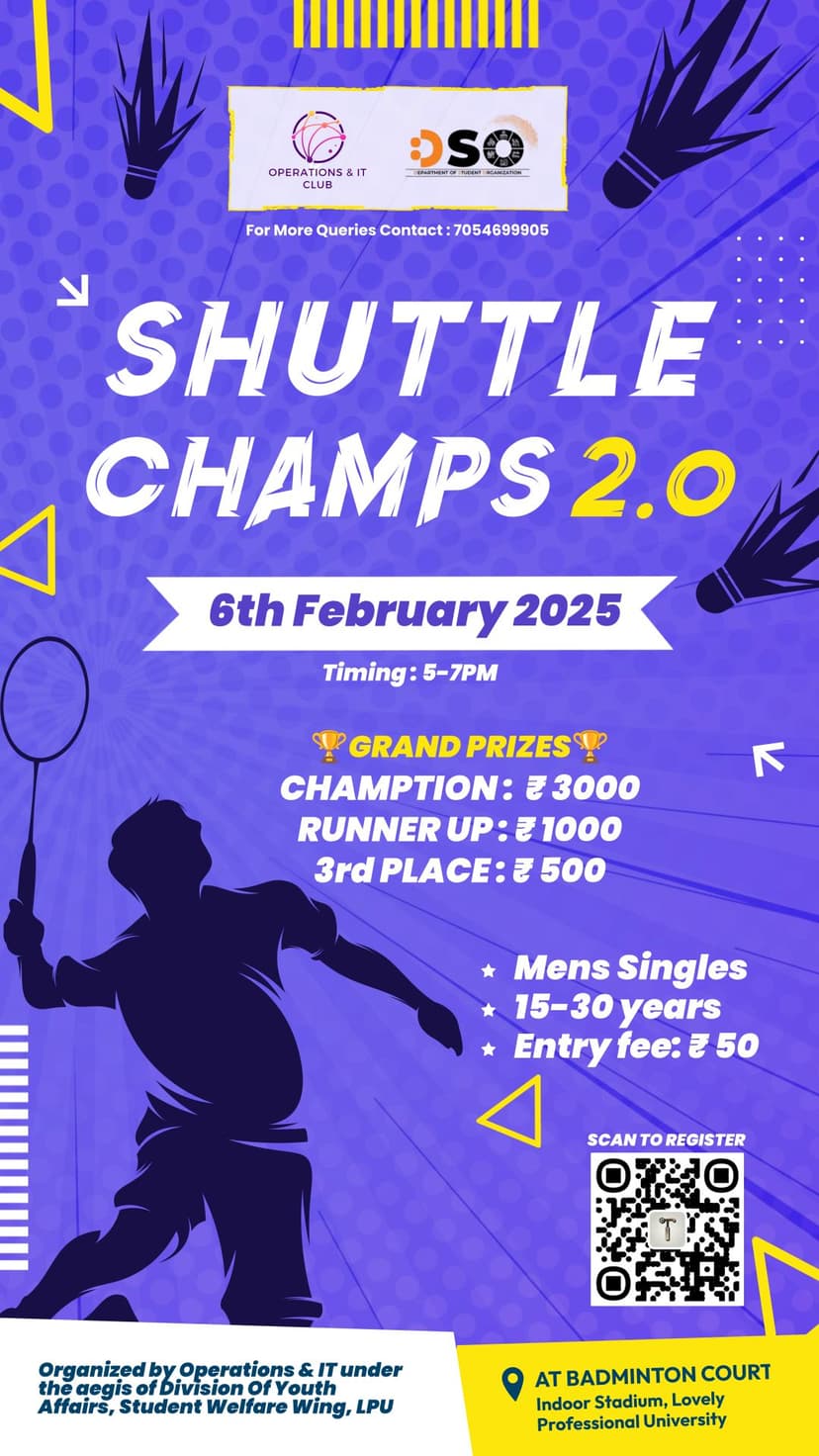 SHUTTLE CHAMPS 2.0